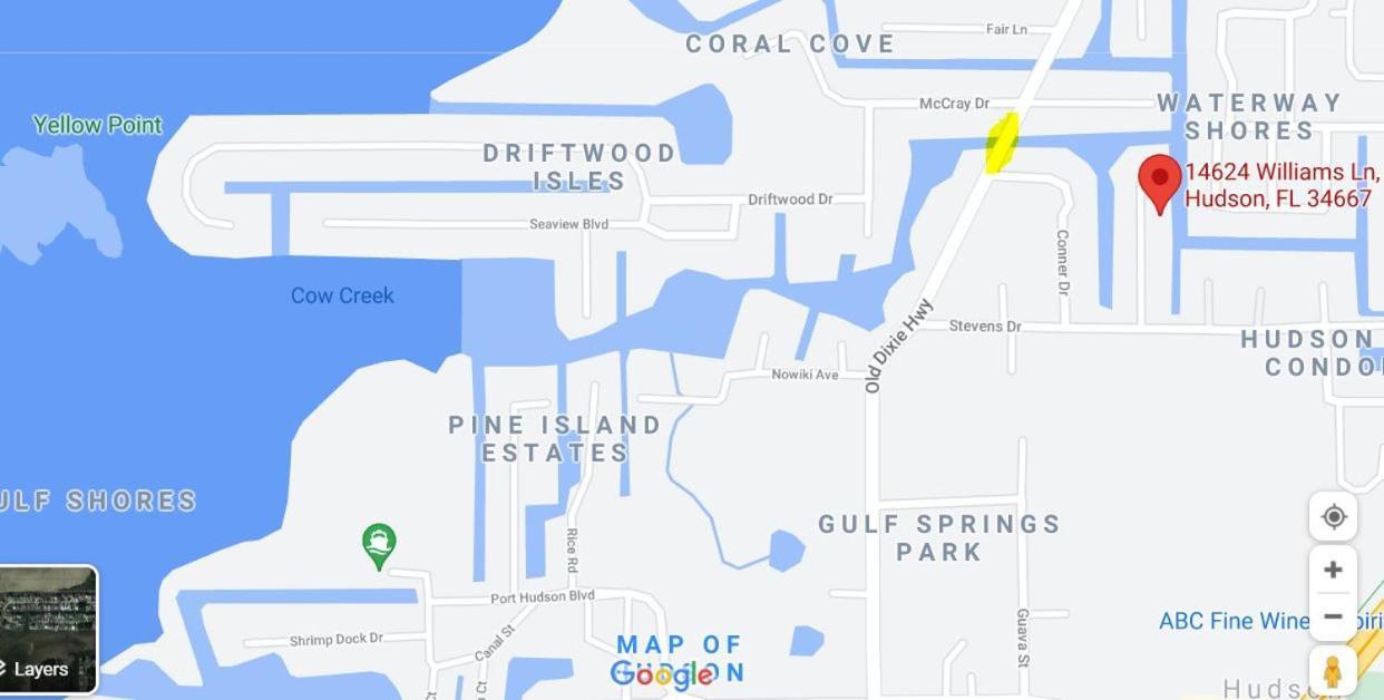 4Br Private Dock, Warm Spring Canal, Kayaks, Canoe Hudson Exteriör bild